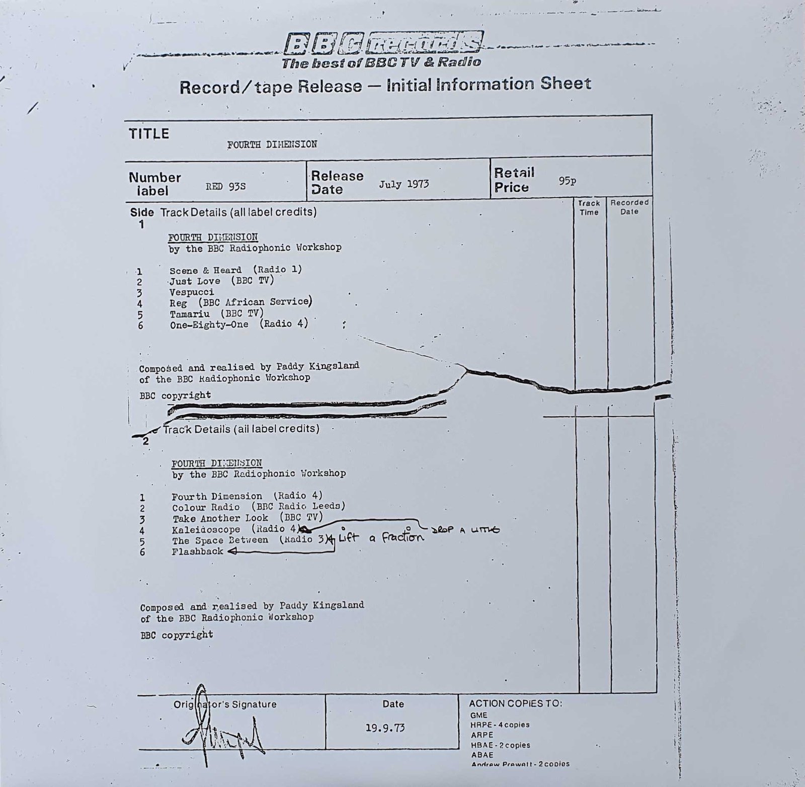 Middle of cover of SILLP 1543